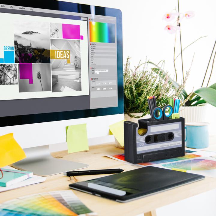 Actual product image Relaxdays Pen holder