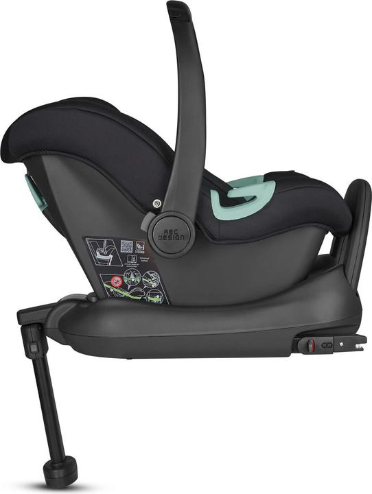 Produktbild ABC Design Autositz Babyschale Tulip Gruppe 0+ black (Babyschale, ECE R129/i-Size Norm)