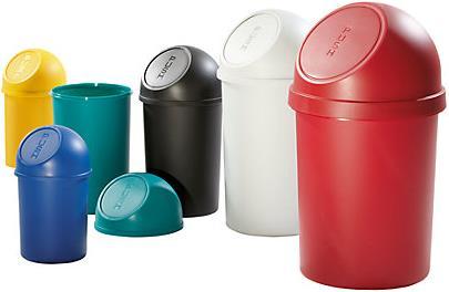Actual product image Helit Push waste bin made of plastic (25 l)