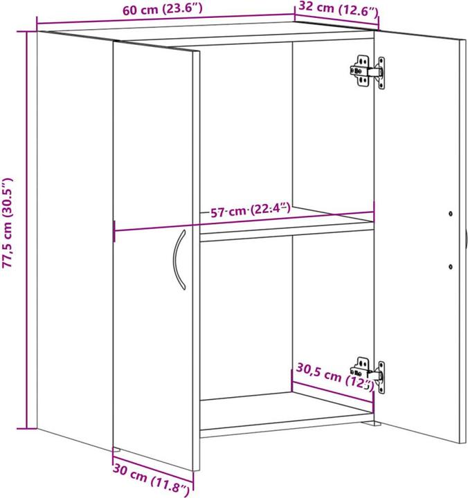 Actual product image VidaXL Aktenschrank