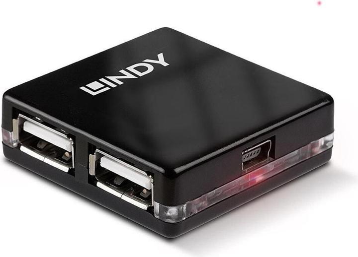 Image du produit Lindy USB 2.0 Mini Hub (USB-A, 2 Ports)