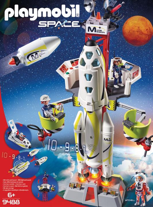 Image du produit Playmobil Fusée martienne avec rampe de lancement (9488, Espace Playmobil)