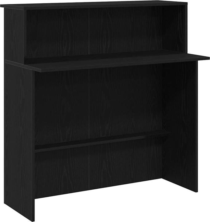 Image du produit VidaXL Comptoir d'accueil Noir 100x50x103,5 cm Bois composite Comptoir d'accueil