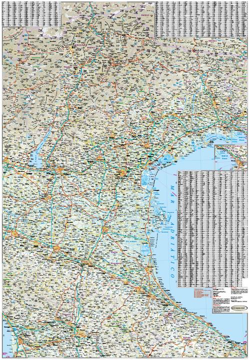 Actual product image Map of Italy, North / Northern Italy (1:400,000)