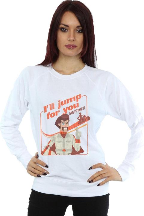 Actual product image Disney Womens/Ladies Toy Story 4 Duke I'll Jump For You Sweatshirt (XL)