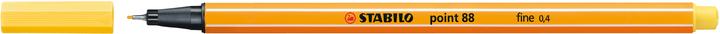 Actual product image STABILO point 88 Fineliner (Yellow, 1 x)