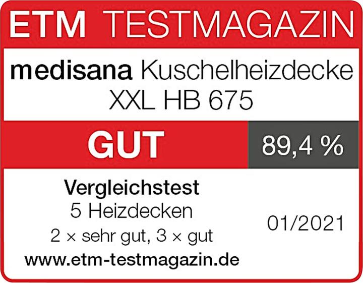 Produktbild Medisana Hb 675 XXL (150 x 200 x 35 cm)