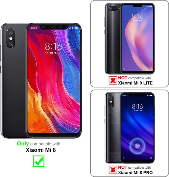 Actual product image Cadorabo Flower Book Cover (Mi 8)