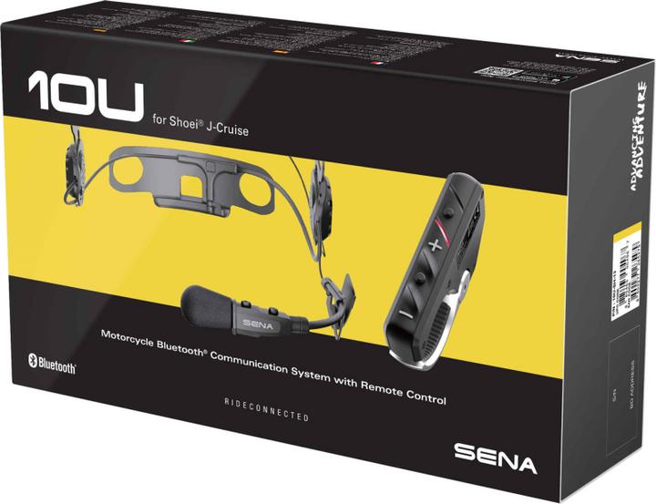 Produktbild Sena 10U Bluetooth Headset für Shoei J-Cruise (inkl. RC4-Lenkerfernbedienung) (1er Set)