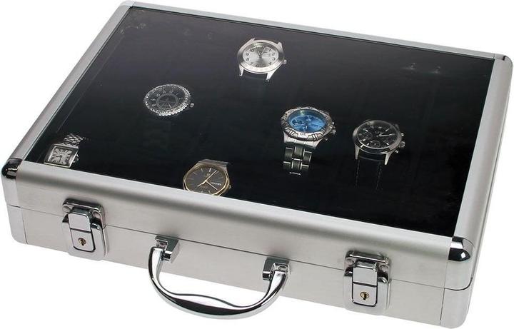Image du produit Safe Coffret montre alu grand avec velours noir