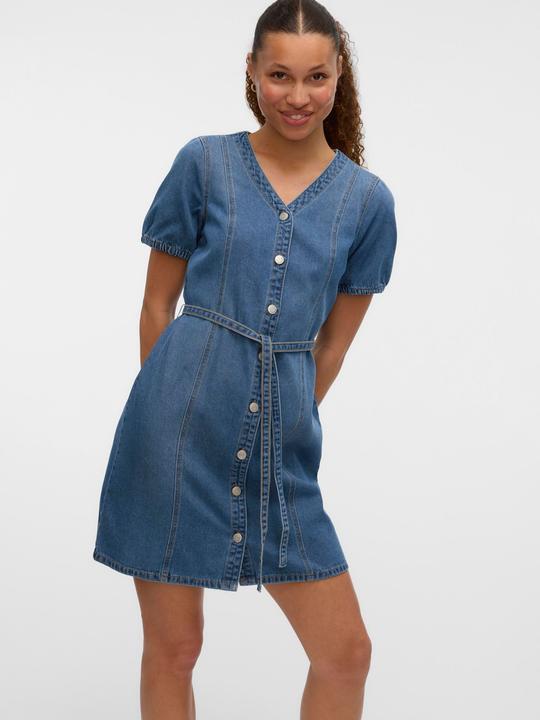 Produktbild Vero Moda Vmjanet Ss V-Neck Short Denim Dress Noos (M)
