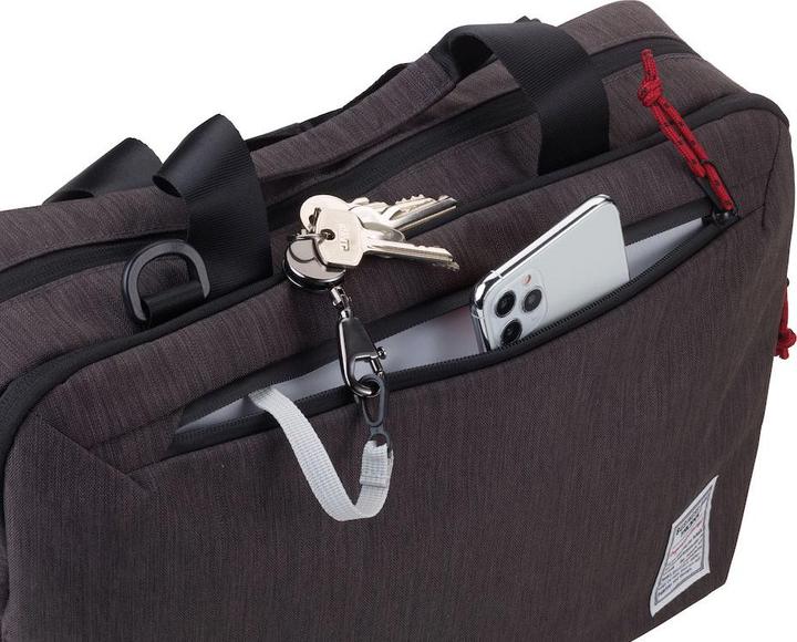 Actual product image Troika BUSINESS BRIECASE XXL briefcase for laptop, anthracite/black (15.40")