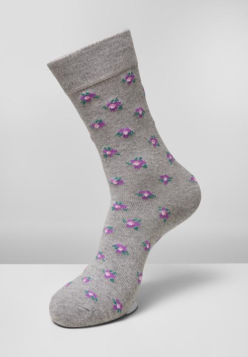 Produktbild Urban Classics Recycled Yarn Flower Socks 3-Pack (3er Pack, 35 - 38)