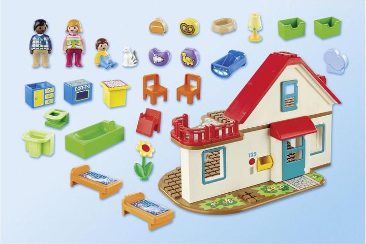 Produktbild Playmobil Einfamilienhaus (70129, Playmobil 1.2.3)