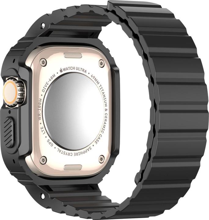 Immagine prodotto Dux Ducis Cinturino OA per Apple Watch 38mm/40mm/41mm - Nero (38 mm, 40 mm, 41 mm, Silicone, Apple Watch Series 2, Apple Watch Series 1, Apple Watch Series 3, Apple Watch Serie 4, Apple Watch Serie 5, Apple Watch Serie 6, Apple Watch Series 7, Apple Watch Series 8, Apple Watch Series 9, Apple Watch SE)