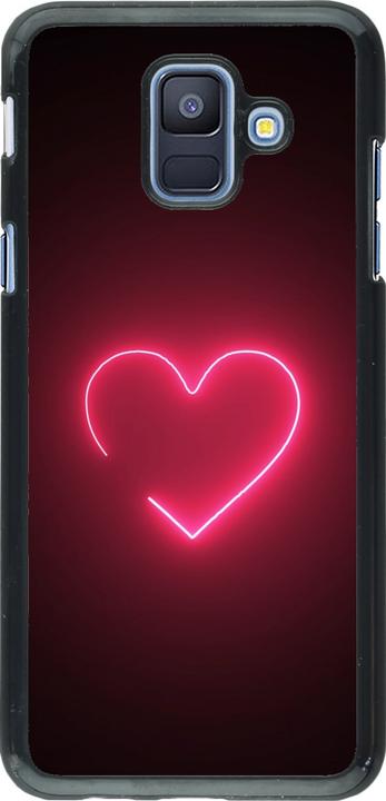 Produktbild PhoneLook Hülle Valentine 2023 single neon heart (Samsung Galaxy A6)