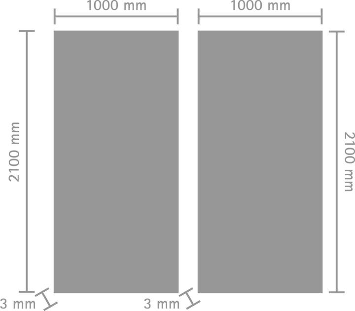 Immagine prodotto Schulte DecoDesign Dekor (Pannello posteriore (singolo), 0.03 cm, 210 cm)