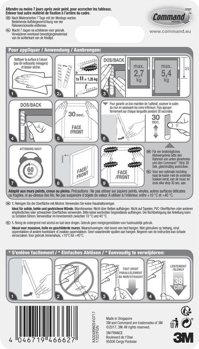 Image du produit Command Bandes étroites de montage d'images (5.40 kg)