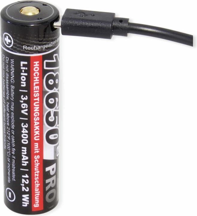 Actual product image Kraftmax Pro Li-Ion 18650 (1 pcs., 18650, 3400 mAh)