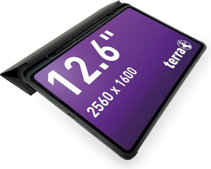 Produktbild Wortmann TERRA PAD 1201 12.6/" OLED/2560x1600/8GB/256G/LTE/A (4G, 12.60", 256 GB, Anthrazit)