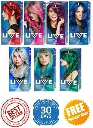 Actual product image Schwarzkopf Live Urban Metallic Hair Dye U72 Dusty Silver (U72 Dusty Silver)