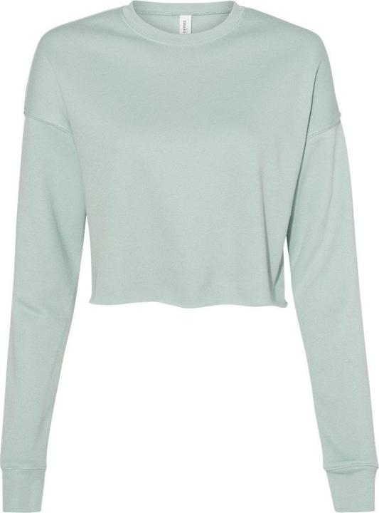 Actual product image Bella Canvas Women's Crop Crew Fleece (XL)