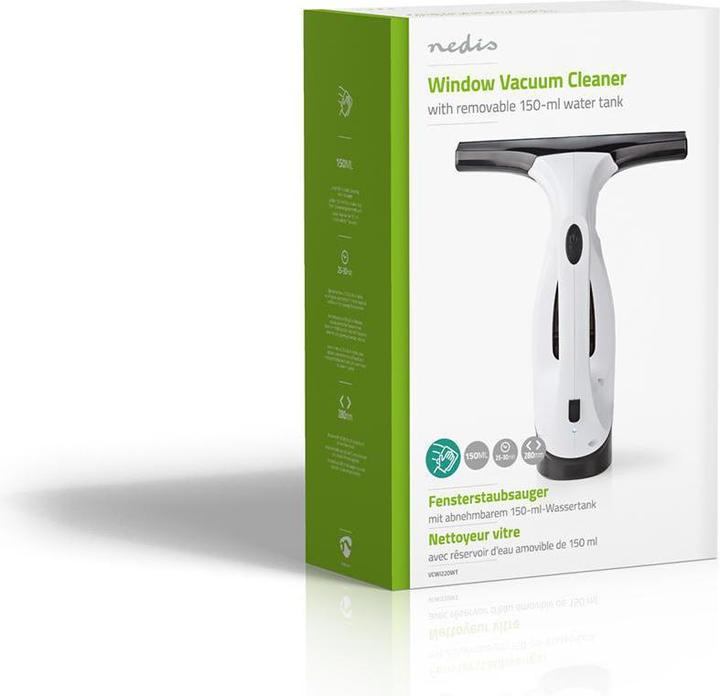 Actual product image Nedis Window Vacuum Cleaner VCWI220WT White