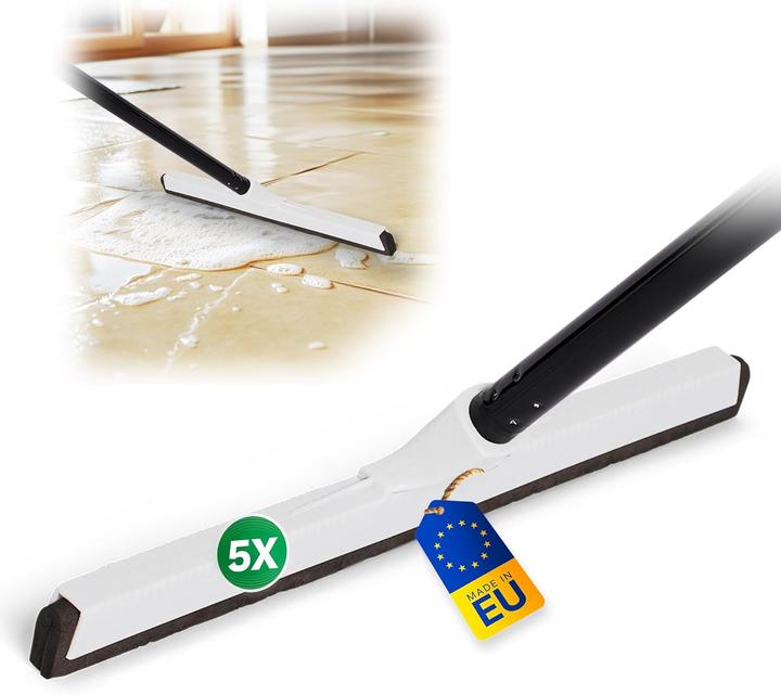 Produktbild Novaliv 5X Wasserabzieher Boden Dusche Auto mit Teleskop Kunststoff 43cm Duschabzieher Abzieher Dusc