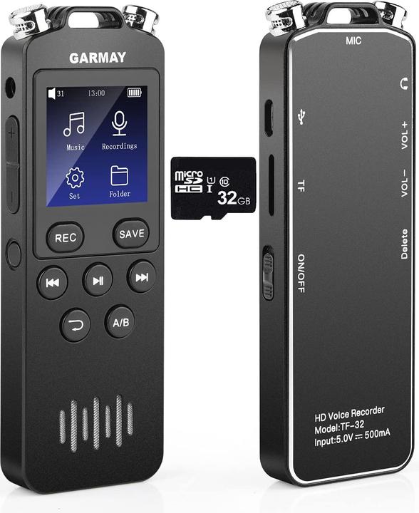Actual product image Garmay Digital voice recorder