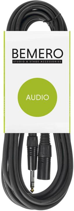 Immagine prodotto Bemero XLRm - 6.3 Klinken (3 m, Jack 6,3 mm, XLR)