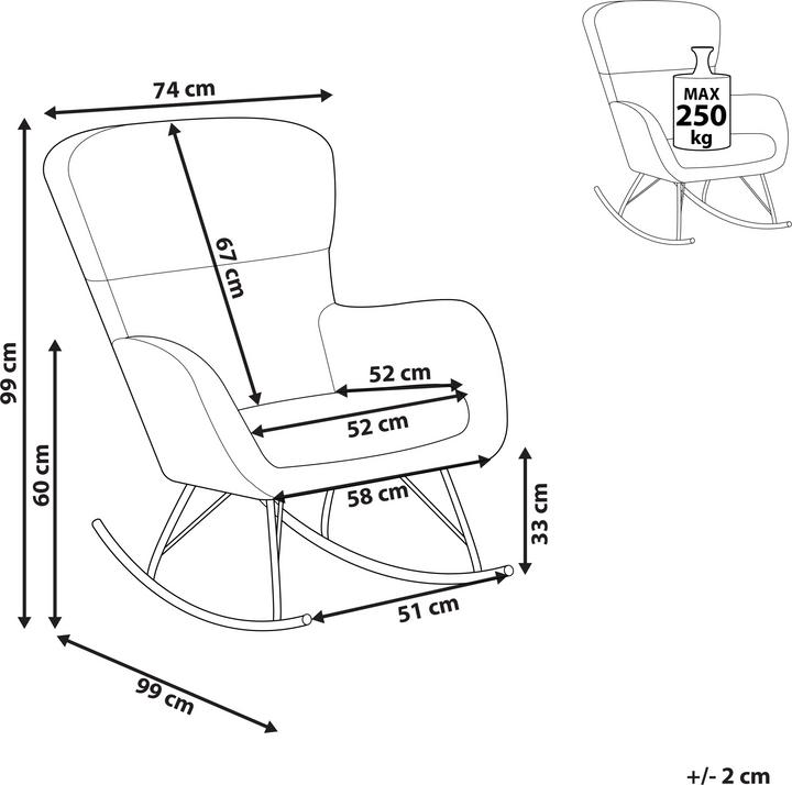 Actual product image Beliani Anaset