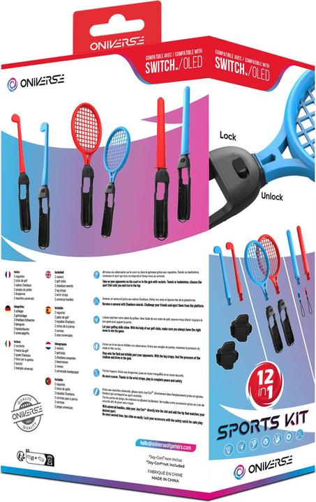 Actual product image Oniverse 12 in 1 kit - Switch Sports Accessories (Switch)