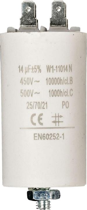 Produktbild Magni Fixapart 11014 Anlaufkondensator Betriebskondensator 14uF 14µF mit STECKER (Motorkondensator)