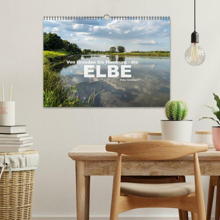 Produktbild Von Dresden bis Hamburg - die Elbe. (Wandkalender 2025 DIN A3 quer), Monatskalender (A3, Deutsch)