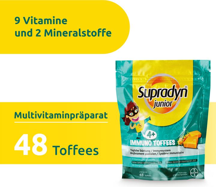 Immagine prodotto Supradyn pro Junior Toffees (48 Pezzo/i, Caramelle, 265 g)