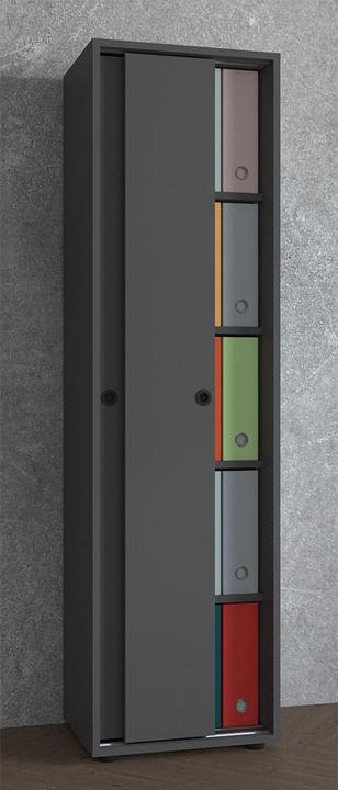 Productafbeelding VCM Ulas archiefkast met 5 vakken (49 x 38 x 168 cm)