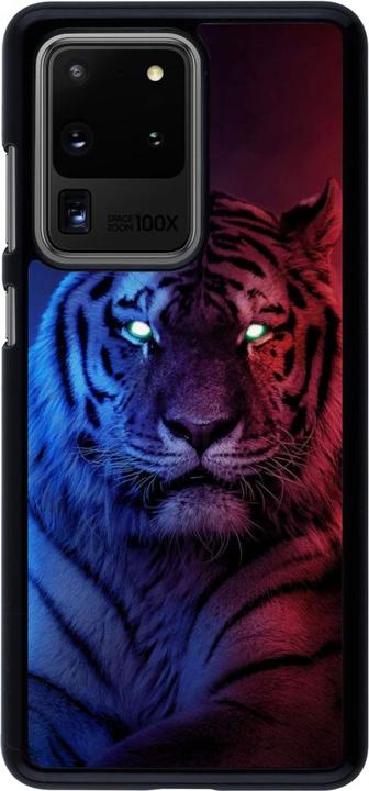 Actual product image PhoneLook Cover Tiger Blue Red (Samsung Galaxy S20 Ultra)