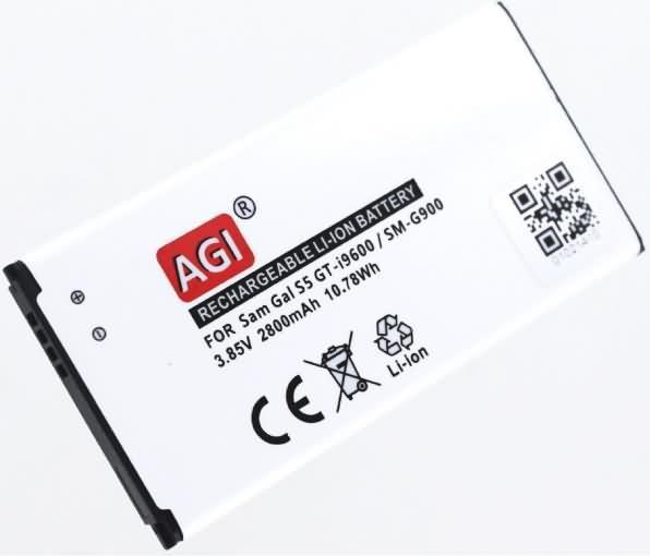 Produktbild AGI Akku kompatibel mit Samsung EB-BG903BBE - Akku - 2.800 mAh