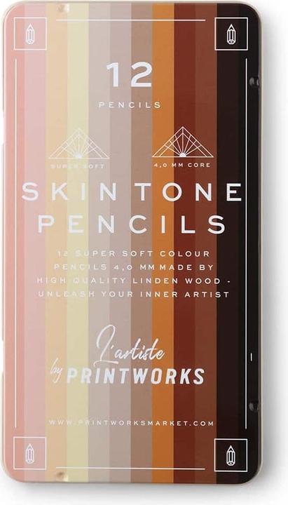 Immagine prodotto Printworks Bleistifte (Colore pelle, 12 x)
