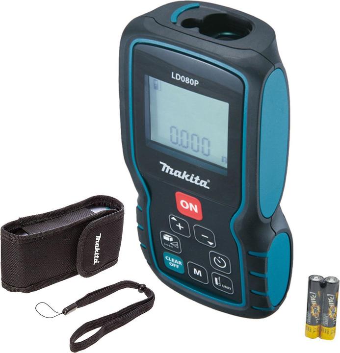 Actual product image Makita LD080P rangefinder (80 m, 635 nm)