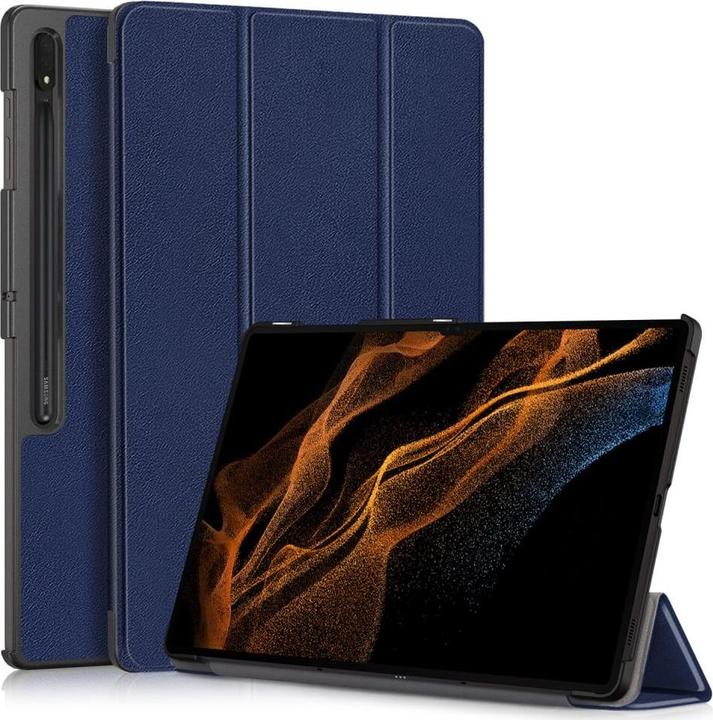 Produktbild Cover-Discount Galaxy Tab S9 Ultra - Tri-fold Smart Case blau (Galaxy Tab S9 Ultra)