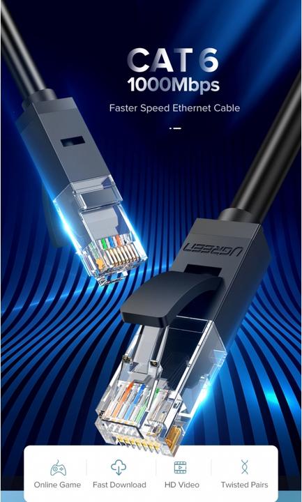 Produktbild Ugreen Netzwerkkabel (U/UTP, CAT6, 10 m)