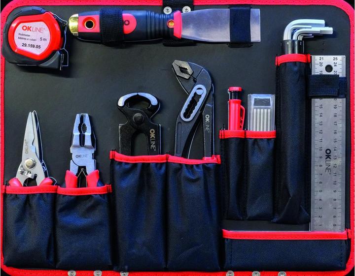 Productafbeelding OK-Line Gereedschapsset voor timmerman WERK N'ROLL BOSCH (46 onderdelen)