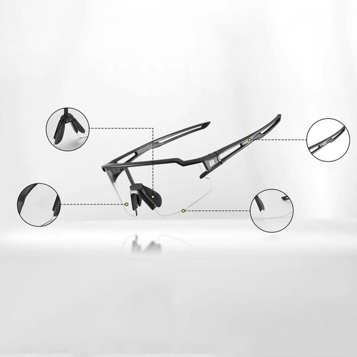 Produktbild Rockbros Photochromic UV400 (Black, Red, Black, Red)