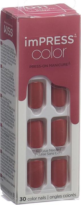 Image du produit KISS Kit d'ongles ImPress Colour (Ongles artificiels, Rose platonique)