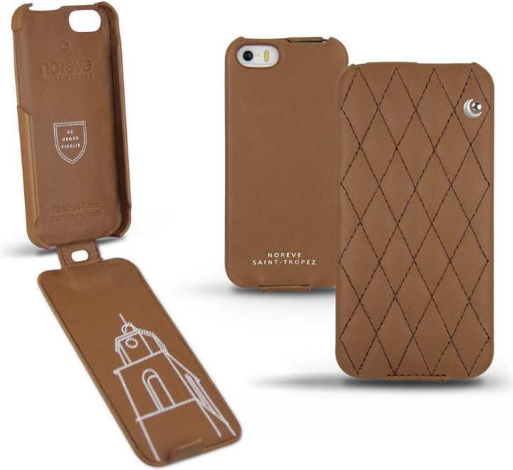 Productafbeelding Noreve Lederen omslag verticaal (Apple iPhone 5s)