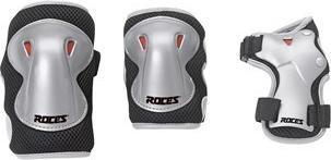 Produktbild Roces Ochraniacze na łyżworolki Super JR 3-pack czarno szare 301276 M (M, Ellbogenschoner)