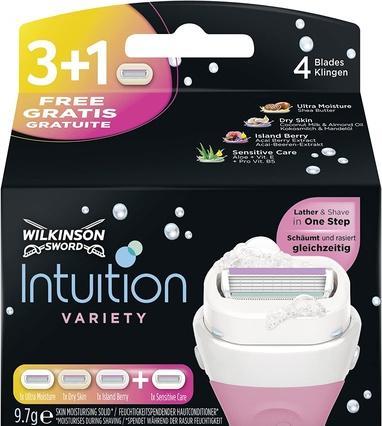 Produktbild Wilkinson Schwert Intuition Sommervariata, austauschbare Klingen für Rasierer für Frauen, 4 Stücke (4 x)