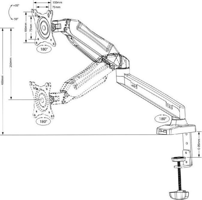Produktbild Maclean MC-860 (Tisch, 27")