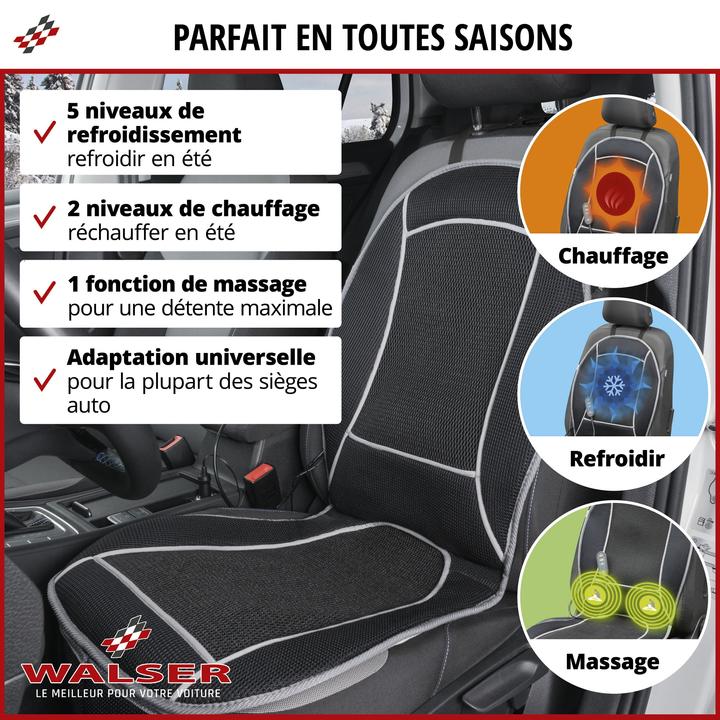Actual product image Walser CoolHeat car seat cover